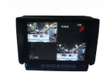 7寸DVR,7寸車載顯示器，7寸顯示器具錄像功能，四路分割顯示器，內(nèi)置DVR,最大支持32G,